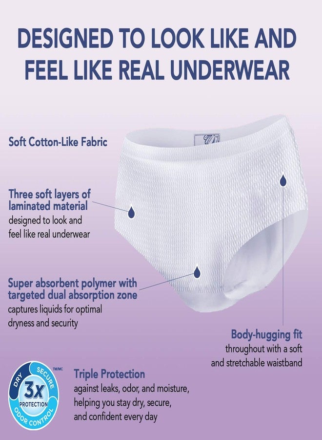 TENA Super Plus Incontinence Underwear for Women, Heavy Absorbency, X-Large, 14 count - Image 4